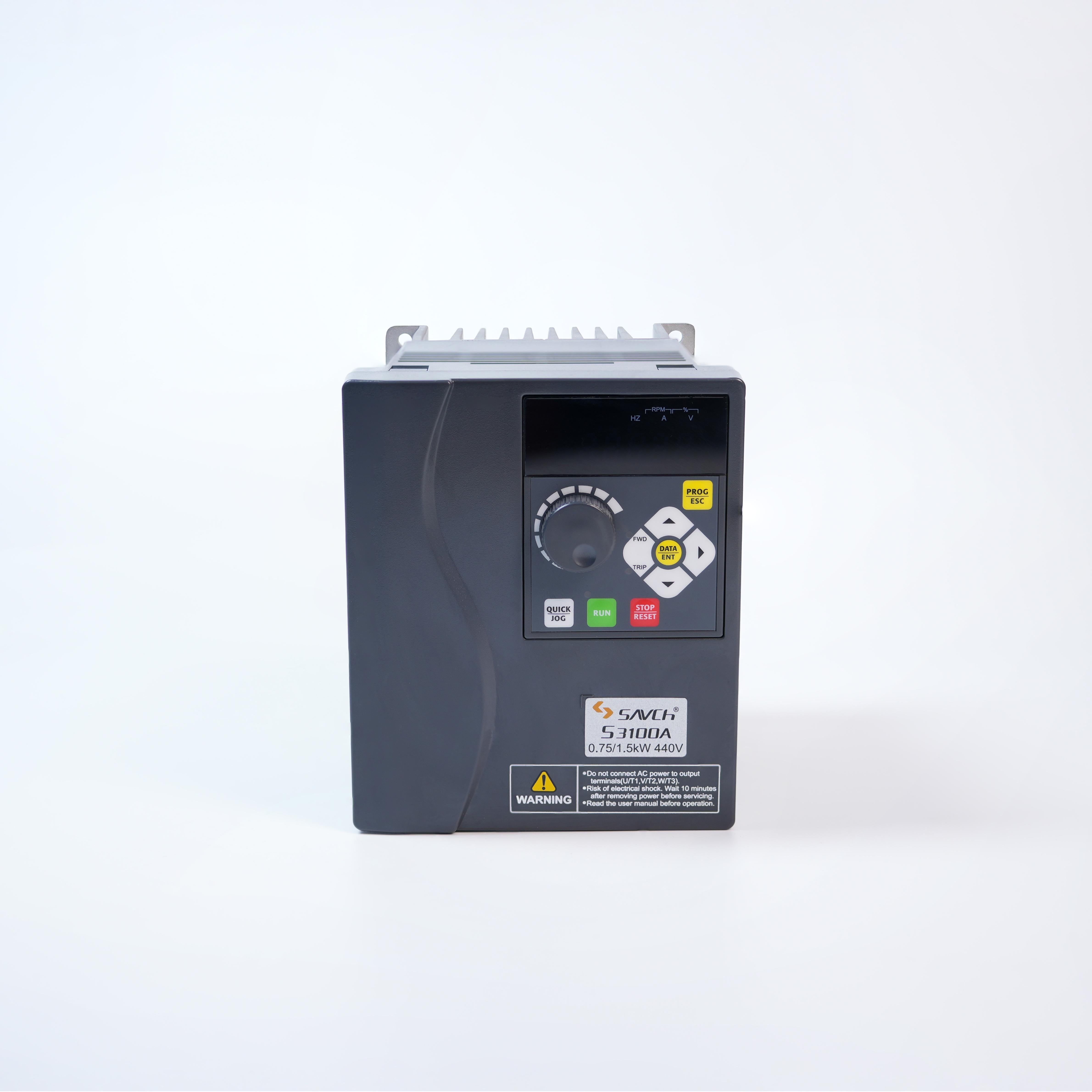 0.75 кВт/1.5 кВт AC380VРегулятор/инвертор скорости двигателяS3100A-4T
